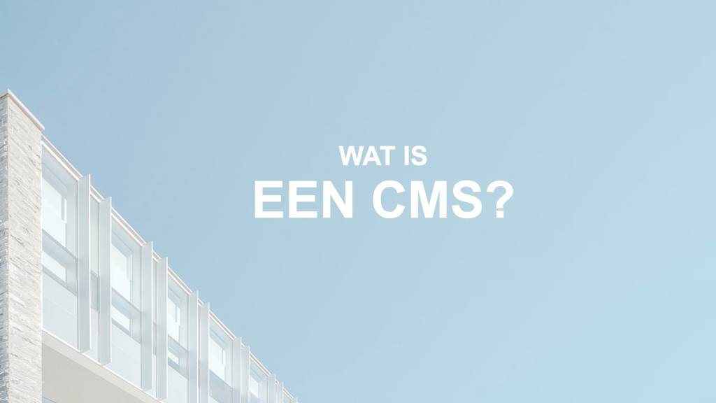 Wat is een CMS image